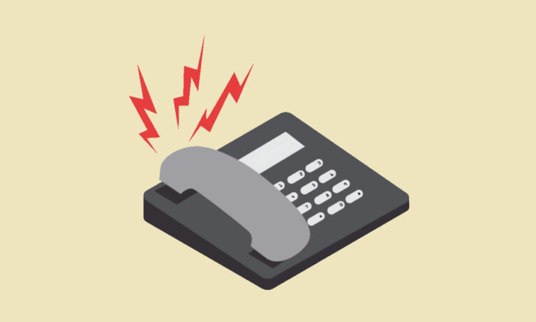 Klingelndes Telefon